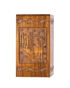 Nouveau design d'urnes funéraires en bois pour adultes urnes funéraires urnes funéraires taille personnalisée fournitures funéraires - Product Image 4