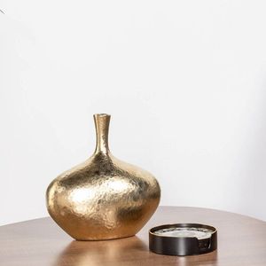 Luxury Iron Floral Vase Beautiful Home Accent Suitable For Modern Dining <b>Table</b> Wedding Decoration Display Collection Premium - Product Image 4