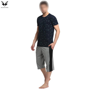 Athletic Men Summer Short Set Gym Fitness Short Sleeve Tracksuit Lightweight Quick Dry 2 Piece Sportswear Male Matching Set - Product Image 3