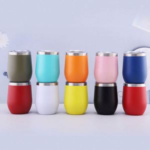 Copa de Vino sin Tallo de Acero Inoxidable con Tapa, Vaso Térmico para Vino, Cubo para Vino, Accesorios de Vino de Seda, Set de Regalo en Caja - Product Image 2