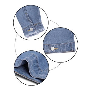 Chaqueta de Mezclilla Personalizada para Hombre, Diseño Personalizado de Alta Calidad, Venta al Por Mayor de Fábrica OEM 2025 - Product Image 5