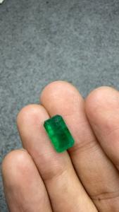Émeraude naturelle zambienne de 3,11 carats, taille octogonale, pierre précieuse verte lâche, émeraude de qualité supérieure pour bague, pendentif, bijoux, vente en gros - Product Image 4