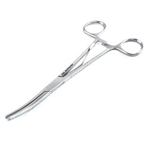 Medic Instrument Curved Jaw Straight Handle Instruments 7.5 Inches Curved Surgical Instruments Stainless Mckenzie Brain <b>Clip</b> - Product Image 1