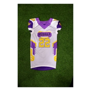 Uniforme de Fútbol Americano Personalizado en Blanco para Equipos, Transpirable, Tallas Grandes, Ropa Deportiva - Product Image 1