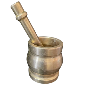 ครกและสากโลหะทองเหลืองมาใหม่สำหรับใช้ในห้องครัว - Product Image 4