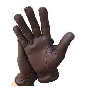 Equestrian Horse Riding Leather <b>Full</b> Finger Gloves Durable Non <b>Slip</b> Grip Breathable Comfortable Summer Lightweight Unisex - Product Image 3