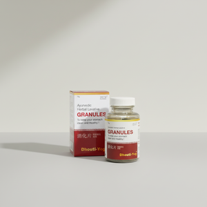 Natural plant extract granules with herbal ayurvedic <b>blend</b> designed for daily routine use featuring granule formulation - Product Image 5