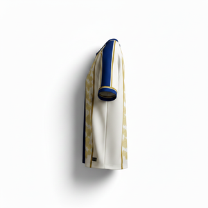 Customized Unisex Football Jersey Set Heat-Transfer Printed 3D Pattern Anti-Bacterial 100% Polyester Mesh Fabric Crew Neck Short - Product Image 3