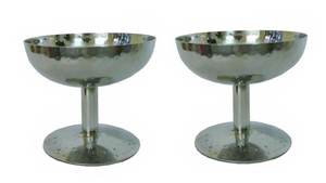 Stainless Steel Hammered Design Ice Cream Cup Dessert Serving Bowl for Ice Cream Fruit Pudding Snacks - Product Image 5