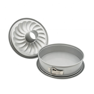 Molde redondo para pastel con base desmontable de 28.6 cm (11.25 pulgadas), 2 tipos de base extraíble. Revestimiento antiadherente premium para hornear pasteles - Product Image 1