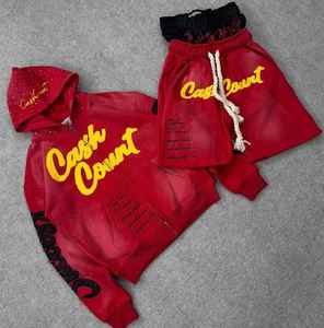 Ensemble short et veste coupe-vent en nylon imperméable personnalisé, survêtement léger avec short et sweat à capuche pour l'été - Product Image 4