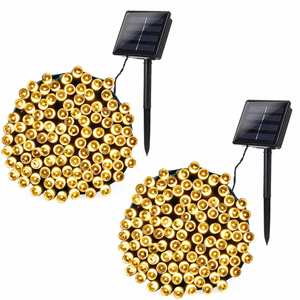 Guirlande lumineuse solaire LED blanche chaude étanche IP65 pour fêtes et décorations extérieures de Noël – Cadeau idéal – Vente chaude - Product Image 2