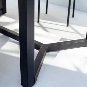 Mesa de Comedor Ovalada Vandana Zentrix Vertex de Madera de Mango con Diseño Contemporáneo Hecho a Mano - Product Image 5