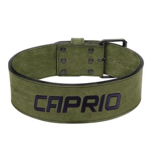 Ceinture de musculation robuste en cuir de vachette avec boucle en acier à double ardillon pour la musculation en salle de sport OEM ODM - Product Image 5
