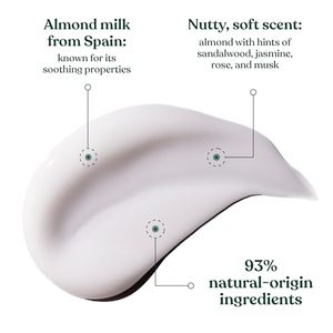Crème de douche au lait d'amande Body Shop 250ml Vegan pour peaux sèches et sensibles Soin corporel doux et crémeux - Product Image 2
