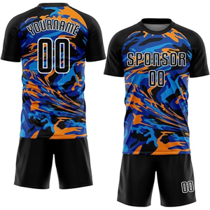 Ensemble Maillot et Short de Football Respirant en Pro-Mesh pour Hommes, Kit d'Entraînement Séchage Rapide, Vente en Gros USA Europe pour la Coupe du Monde 2026 aux États-Unis - Product Image 1