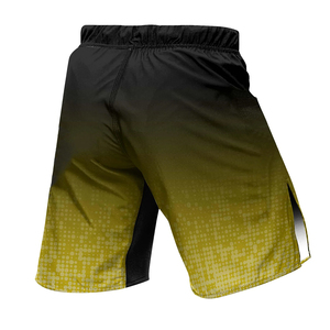 Pantalones Cortos de MMA de Alta Calidad OEM, Lisos, Transpirables, Elásticos, de Poliéster y Spandex, Cómodos - Product Image 2