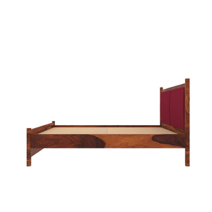 Sheesham (Indian Rosewood ) <b>Solid</b> <b>Wood</b> Platform <b>Bed</b> King/Queen/<b>Singl</b> Size Minimalist Design Durable Construction without Storage - Product Image 2