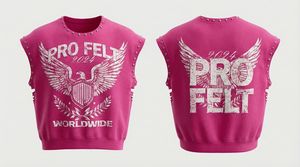 T-shirt Homme Décontracté Streetwear à Manches Courtes et Épaules Cloutées, Logo Imprimé en Relief, Qualité Supérieure, Prix de Gros Abordable - Product Image 4