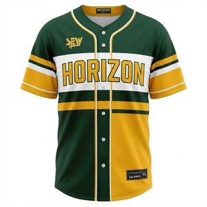 Sublimated Baseball Jersey Moisture-Wicking Short Sleeve Baseball Jersey With Own Logo Design Flatlock Stitching Baseball Jersey - Product Image 1