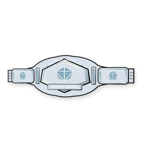 Cinturón de Campeonato Personalizado de Cuarzo Escarchado para Mujeres, para Lucha Libre, Boxeo y MMA, Placas Metálicas, Cuero PU, Logotipo Personalizado OEM - Product Image 3