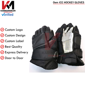 Gants de hockey sur glace personnalisés, gants de protection pour le hockey sur glace pour l'entraînement et les matchs, équipement antidérapant, fournisseur OEM - Product Image 5
