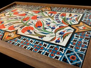 Handmade Wabi-Sabi Enamel Customized Unique Pattern <b>Large</b> Snack Serving <b>Trays</b> With Universal Overseas INDIA at Targeted Price - Product Image 4