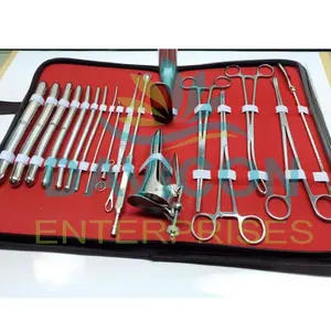 Hoge Kwaliteit C & D Set Levering Set Medische Standaard Levering Instrumenten Kit/Geboorte Chirurgie D & C Keizersnede gyne C Sectie Set