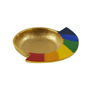 Bandejas Redondas con Diseño Temático LGBTQ, Acabado en 7 Colores, Ideales para Servir Comida y Bebidas, Bandeja de Madera de Varios Tamaños, Diseño Navideño - Product Image 3