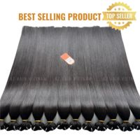 Cabello liso de alta calidad Proveedores de Vietnam Precio al por mayor SDD 100% Donante crudo recolectado Individual