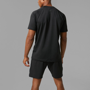 Conjunto de Pantalones Cortos de Verano para Hombre con Logotipo Personalizado, Camiseta 100% Algodón, Conjunto de Pantalones Cortos Deportivos con Estampado Serigrafiado - Product Image 2