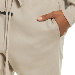 Pantalon de jogging Harem léger uni pour homme, taille mi-haute, délavage foncé, taille élastique, chevilles resserrées, vente en gros OEM personnalisée - Product Image 5