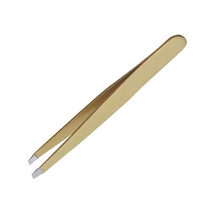 Eyebrow Tweezers Satin Finish Beauty Care Instrument Private Label Manufacturer Eyebrow Tweezers Precision Edge Grooming <b>Tool</b> - Product Image 3