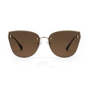 RTS Trending Fashionable High Quality Rimless Cat Eyes TAC Polarized <b>Sunglasses</b> 2026 for Men and Women - Product Image 2
