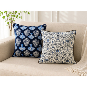 Modern 100% Cotton Decorative <b>Cushion</b> <b>Cover</b> | Premium Printed Throw Pillow <b>Cover</b> for Home Interiors Elegant Accent Pillow <b>Cover</b> - Product Image 3