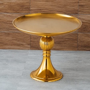 Luxury <b>Gold</b> Metal 2 Tier <b>Rectangular</b> <b>Mirror</b> Cake Stand Dessert Cupcake Display Serving Tray for Wedding Hotel Buffet Decor - Product Image 5