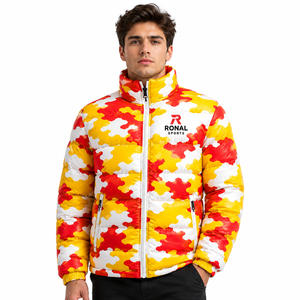 Veste matelassée pour homme de haute qualité, à manches régulières, pour l'hiver, style décontracté, mode, extérieur, toile, séchage rapide, respirante, style streetwear, personnalisable - Product Image 3