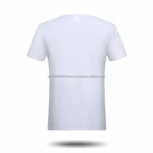 Nueva camiseta blanca sólida en blanco para hombres y niños, camisetas informales de manga corta, camisetas suaves y cómodas de Modal con cuello redondo, camiseta superior al por mayor - Product Image 4