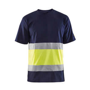 Camiseta de Seguridad Vial Unisex de Alta Visibilidad, Reflectante, Antiestática, de Poliéster, Servicio OEM, Venta al Por Mayor - Product Image 1