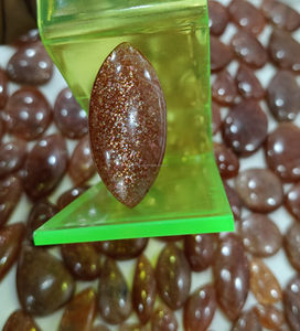 100% Natural Sunstone Red Cabochon Mix Forma y tamaño Piedras preciosas con parte posterior plana para la fabricación de joyas La mejor calidad hecha a mano - Product Image 3