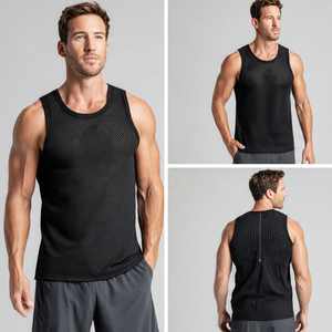 Chalecos Deportivos sin Mangas de Alta Calidad para Hombre, Ropa de Fitness, Chaleco de Ejercicio de Secado Rápido para Fisicoculturistas - Product Image 2