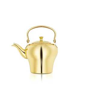 Premium Gold Finish Stainless Steel Stovetop Tea <b>Kettle</b> Handle Modern Double Wall Whistling Eco-Friendly Durable Food Coffee Tea - Product Image 2