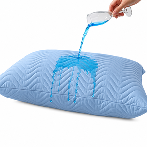 Funda Protectora Impermeable para Almohada con Tela Acolchada y Protección Antiderrames - Product Image 2