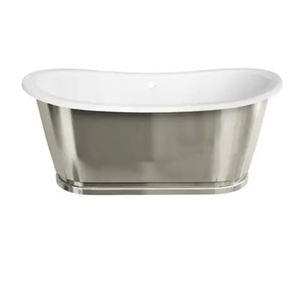 Baignoire autoportante en cuivre ovale, baignoire en métal sans couvercle, baignoire de luxe pour spa à domicile - Product Image 2