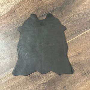 Juego de posavasos de piel de vaca rústica, posavasos de cuero genuino para ocultar el pelo occidental, regalos de decoración del hogar occidental para bebidas, novedad - Product Image 6