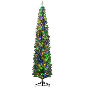Albero di Natale a Batteria da 2,4 m (8 piedi) 300 cm in PET e PVC Personalizzabile Pieghevole di Alta Qualità per Decorazioni Domestiche ed Esterne - Product Image 2