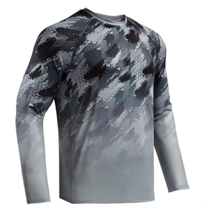 Camisa de Pesca Personalizada para Hombre, de Secado Rápido, Transpirable, Deportiva, Tallas Grandes, con Logotipo Digital Impreso en la Parte Delantera, Ropa de Pesca - Product Image 1