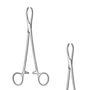Pinces à tissus Littlewood 2-3 dents, finition mate, 190 mm de long, instruments chirurgicaux en acier inoxydable, fabricant au Pakistan - Product Image 1