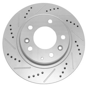 Dischi Freno Posteriori Forati per Ford Fusion MKZ 2006-2011 e Mazda 6 Milan con Pastiglie Freno Incluse - Product Image 3