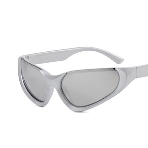 Cool Custom Futuristic <b>Sunglasses</b> Fashionable Street Photography Concave Shaped <b>Sunglasses</b> for Men and Women - Product Image 6